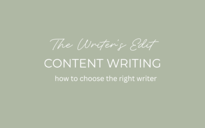 Content Writing – How to Choose the Right Writer